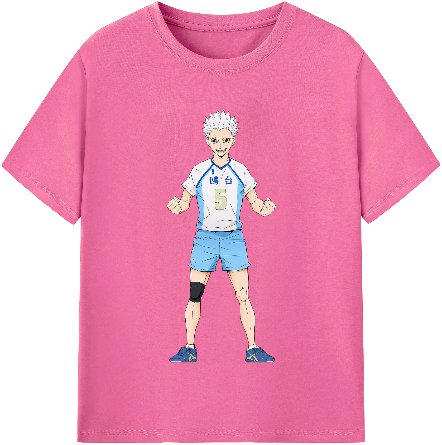 （画像用） ハイキュー!! Haikyu!! レディースカジュアルプリントTシャツ（綿100％）